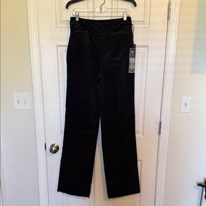 NWT 10T Diane Gilman Black Velvet Pants